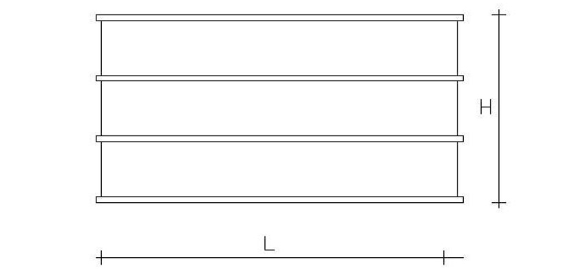 Spremnik pravokutnog presjeka